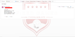 1x2 Fixed Games